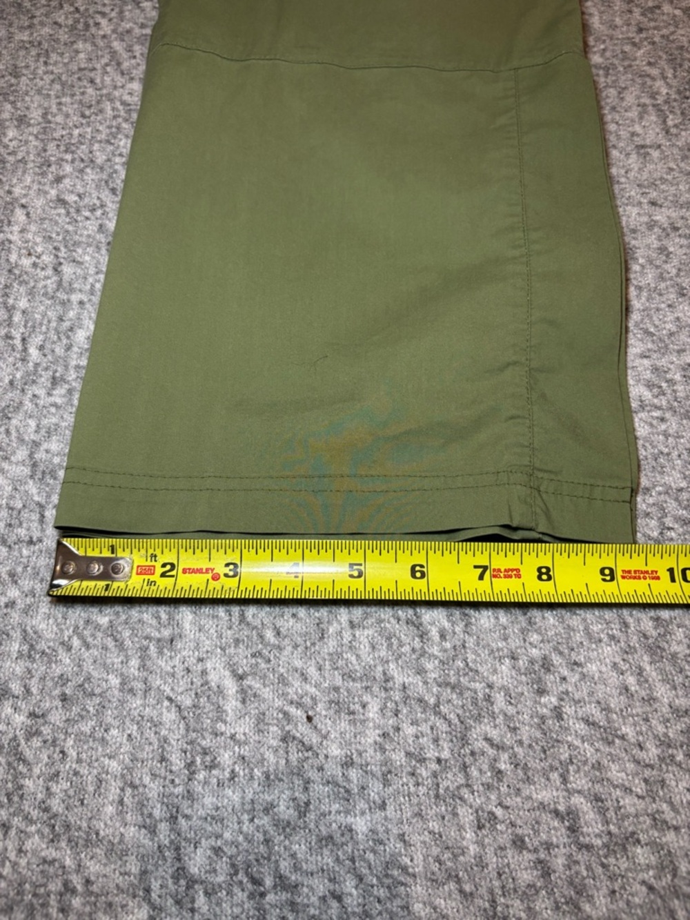 Be Present Women’s Yoga Pants Wide-Leg Capri Olive Green Small Rare - Picture 10 of 11